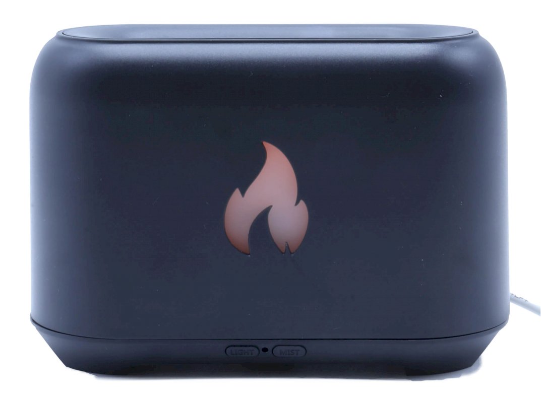 Diffuseur d'Huiles Essentielles Noir – Flamme 15cm