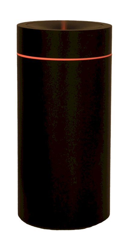Diffuseur Huiles Essentielles Cylindre Noir 15cm