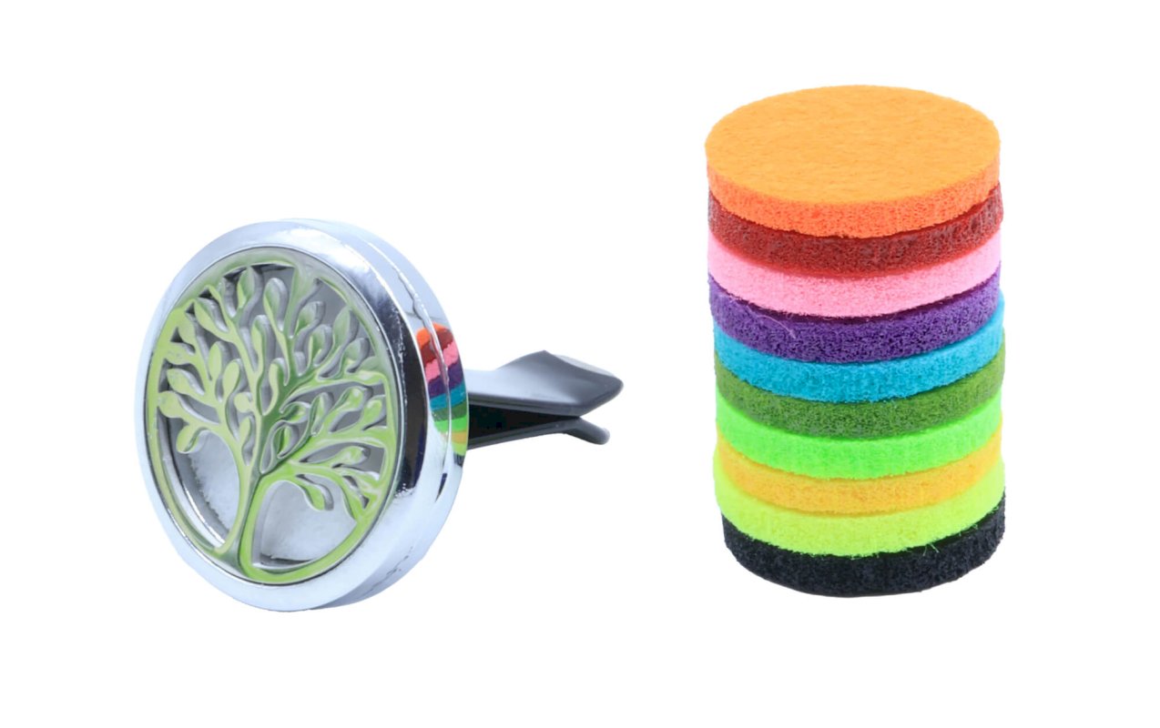Kit Diffuseur Huiles Essentielles Voiture - Arbre de Vie