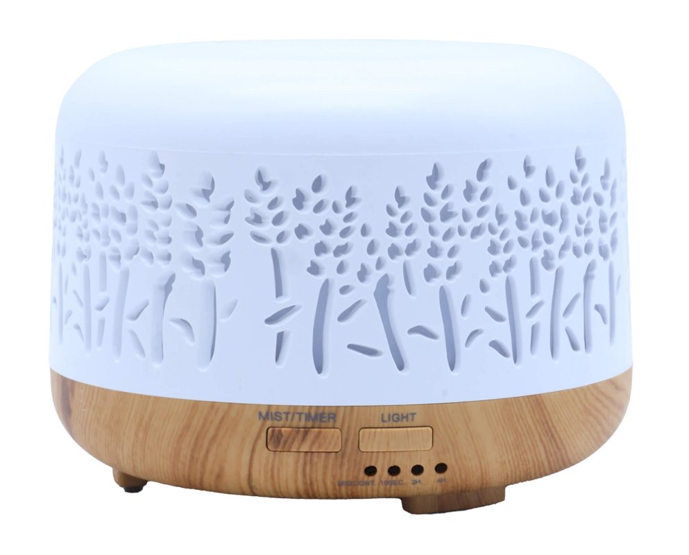 Diffuseur d'Huiles Essentielles Blanc & Bois – Roseaux 13cm