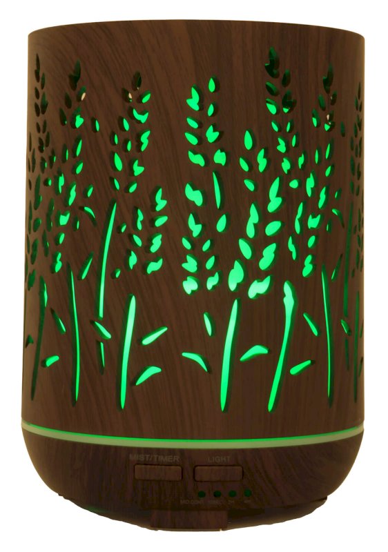Diffuseur d'Huiles Essentielles Cylindre Noir – Roseaux 17cm