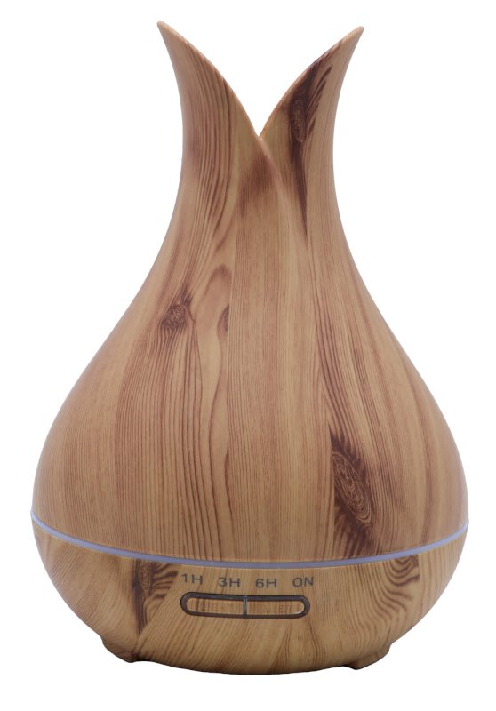 Diffuseur d'Huiles Essentielles Vase Bois XL 23 cm