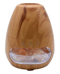 Diffuseur Huiles Essentielles Vase Bois Himalaya + Flammes 19cm