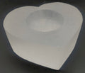 Bougeoir Sélénite Cœur 8cm