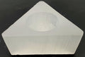 Bougeoir Sélénite Triangle 8cm