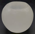 Bougeoir Sélénite Rond Poli 8cm