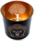 Bougeoir Métal Bouddha 9cm