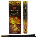 Encens HEM Fast Luck - Boîte de 6 paquets de 20g
