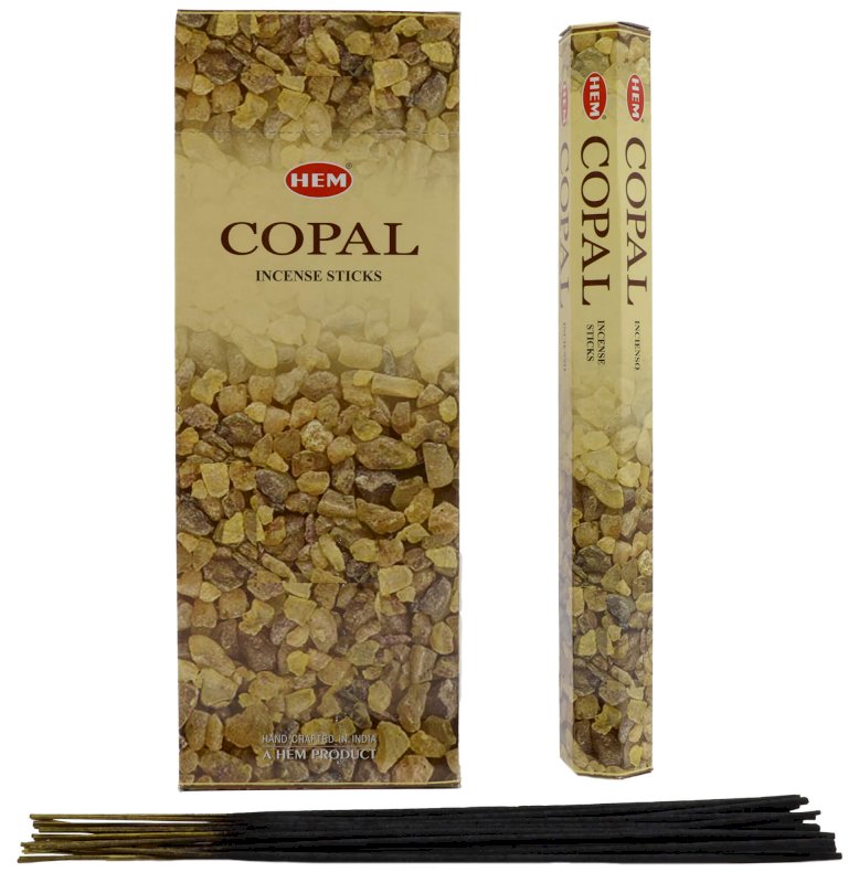 Encens HEM Copal - Boîte de 6 paquets de 20g