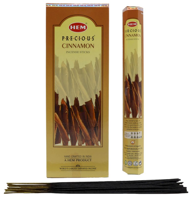 Encens HEM Cannelle - Boîte de 6 paquets de 20g
