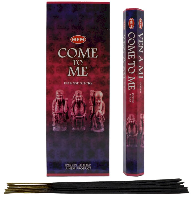 Encens HEM Come To Me - Boîte de 6 paquets de 20g