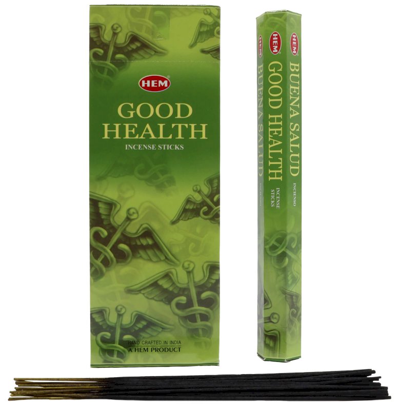 Encens HEM Good Health - Boîte de 6 paquets de 20g