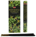 Encens HEM Patchouli Vanille - Boîte de 6 paquets de 20g