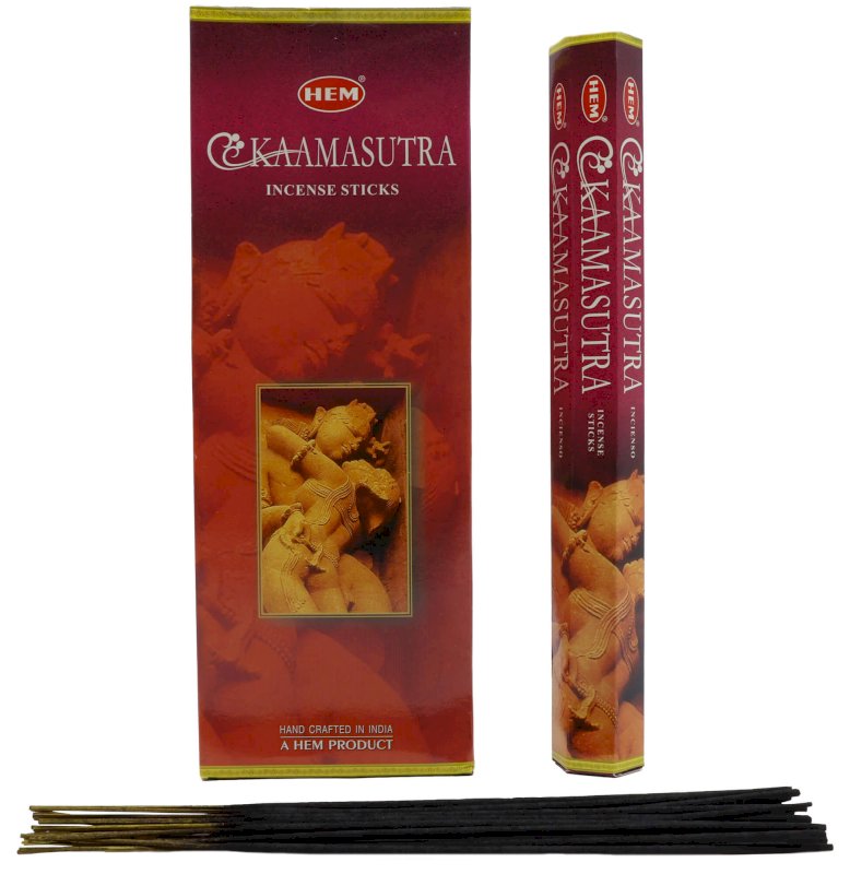 Encens HEM Kamasutra - Boîte de 6 paquets de 20g
