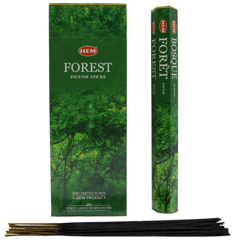 Encens HEM Forêt - Boîte de 6 paquets de 20g