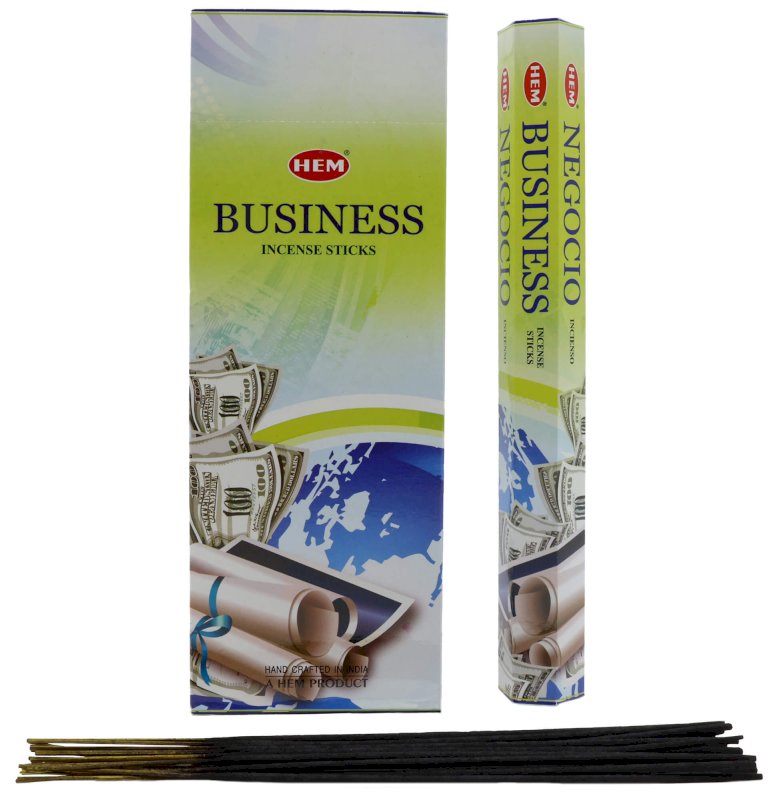 Encens HEM Business - Boîte de 6 paquets de 20g