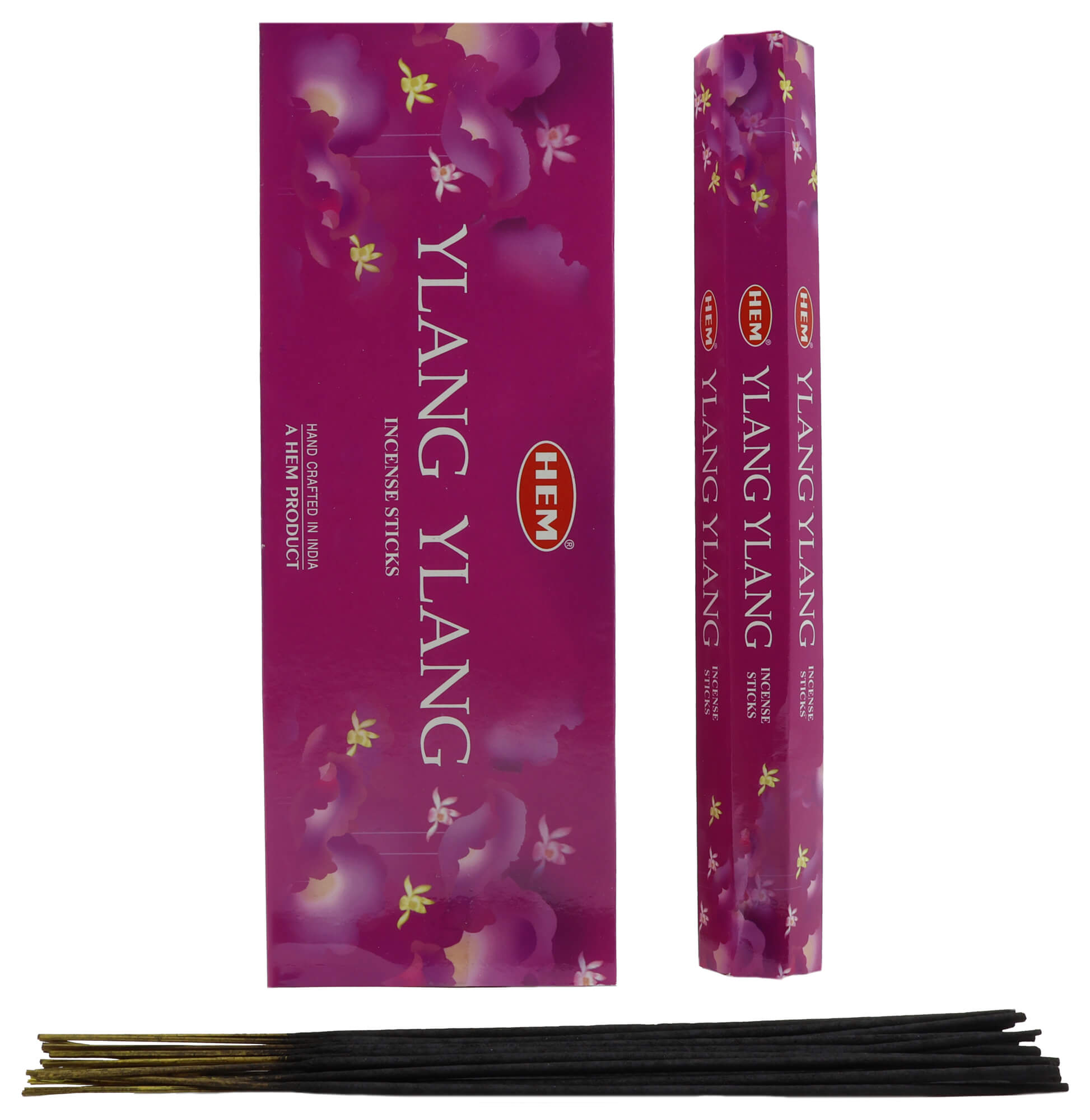 Encens HEM Ylang-Ylang - Boîte de 6 paquets de 20g