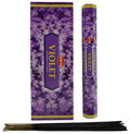 Encens HEM Violette - Boîte de 6 paquets de 20g