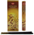 Encens HEM Gingembre - Boîte de 6 paquets de 20g