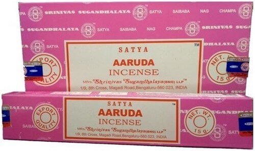 Encens Satya Arruda - Boîte de 12 paquets de 15g.