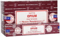 Encens Satya Opium – Boîte de 12 paquets de 15g.