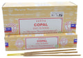 Encens Satya Copal - Boîte de 12 paquets de 15g.