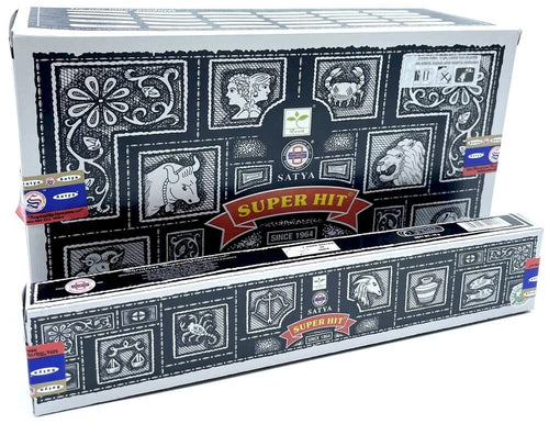 * Encens Satya Super Hit – Boîte 12 x 15g | Le Classique Inégalable, Floral & Enveloppant