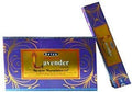 Encens Satya Natural Lavande – Boîte de 12 paquets de 15g.