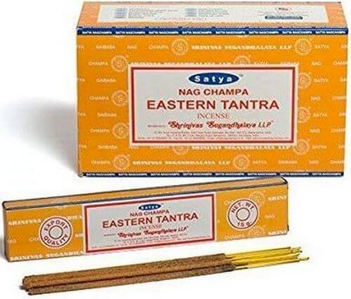 * Encens Satya Tantra Orientale – Boîte 12 x 15g | Éveil des Sens, Sensualité & Mystique