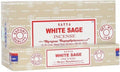 Encens Satya Sauge Blanche – Boîte de 12 Paquets de 15g.