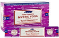 Encens Satya Yoga Mystique – Boîte de 12 Paquets de 15g.