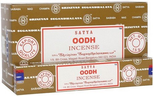 * Encens Satya Oudh – Boîte 12 x 15g | Oud Oriental 100% Naturel & Précieux