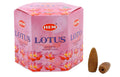 Backflow Cônes HEM Lotus – Boîte de 12 paquets de 40 cônes