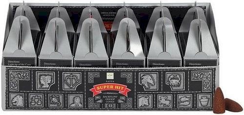 Backflow Cônes Satya Super Hit – Lot de 6 boîtes de 24 cônes