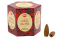Backflow Cônes HEM Rose Rouge – Boîte de 12 paquets de 40 cônes