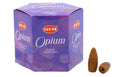 Backflow Cônes HEM Opium – Boîte de 12 paquets de 40 cônes