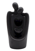 Porte-Encens Backflow Amour Contemporain 17cm