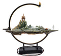 Porte-Encens Backflow Montagne de Méditation LED 45cm