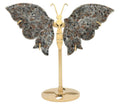 Papillon Pierre de Flamme sur socle 14cm