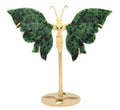 Papillon Rubis Zoïsite sur socle 14cm