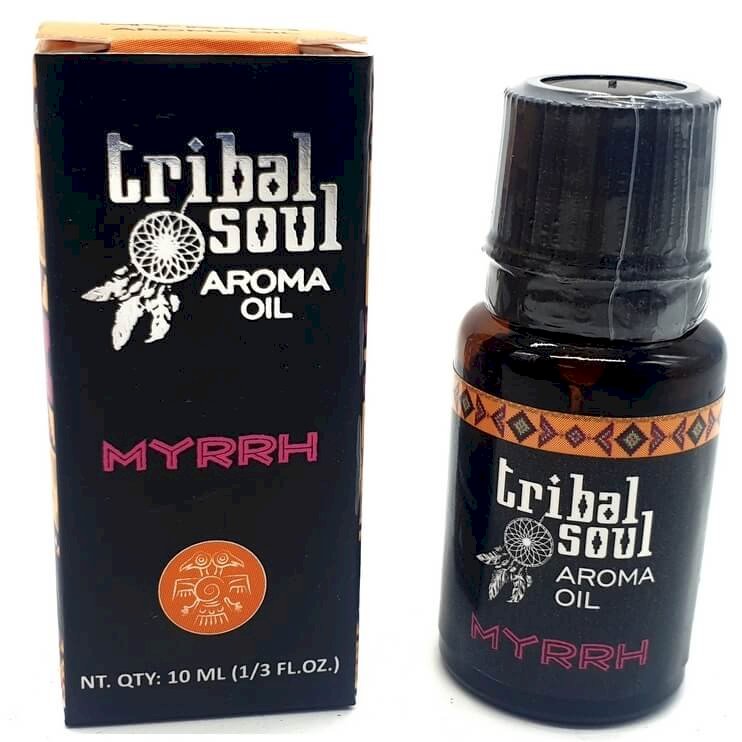 Huile Parfumée Tribal Soul Myrrhe - Lot de 12 flacons de 10ml