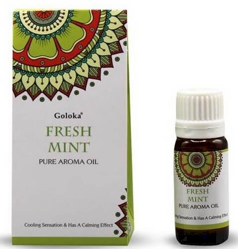 Huile Parfumée Goloka Menthe Fraîche - Lot de 12 flacons de 10ml