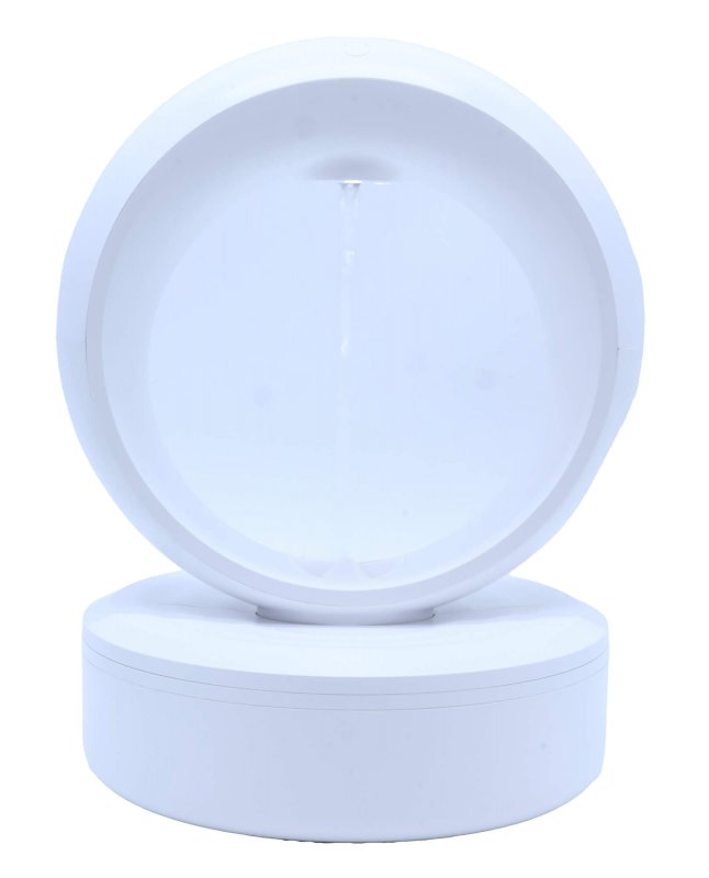 Humidificateur d'Air Anti-Gravité Blanc 23cm