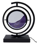 Lampe Sable Tour Design Réversible 33cm – Violet
