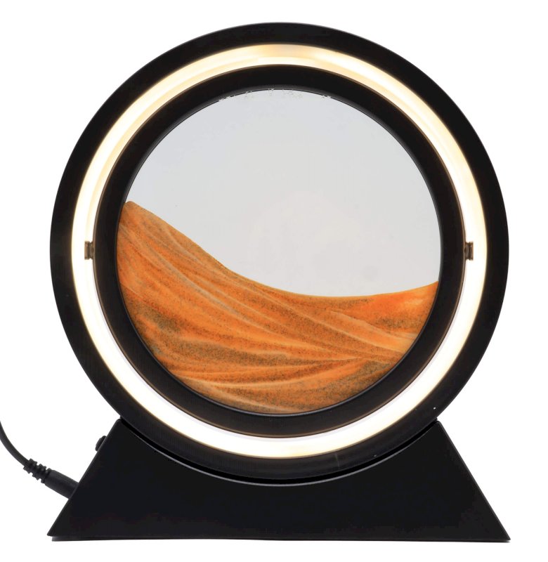 Lampe Sable Réversible 24cm – Orange