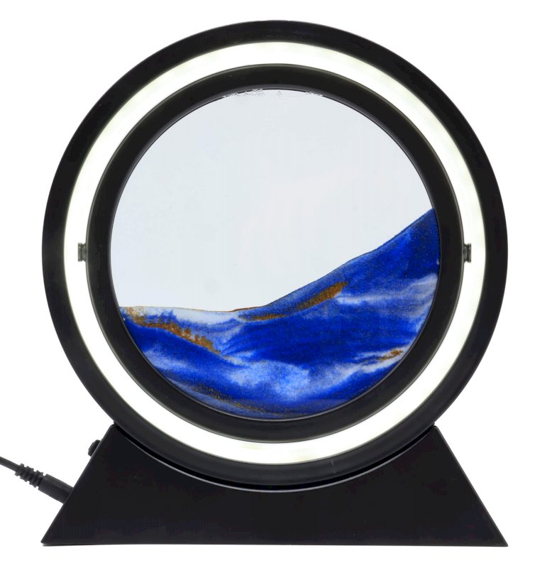 Lampe Sable Réversible 24cm – Bleu