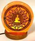 Lampe de Sel de l'Himalaya USB Motif Bouddha – 500g à 1 KG
