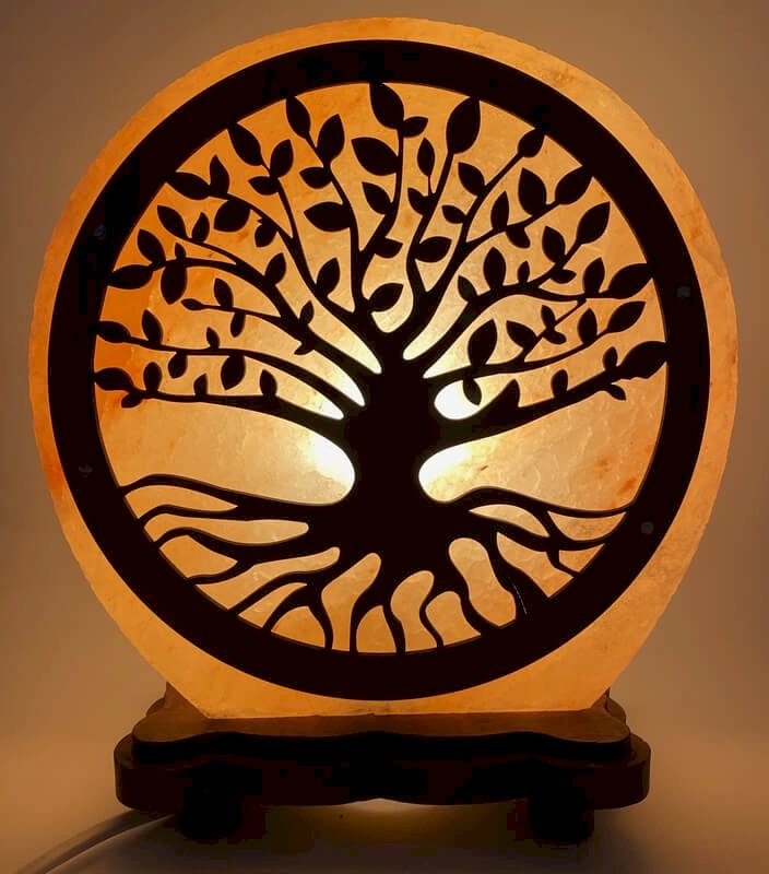 ✨ Lampe de Sel Arbre de Vie Bis 5 kg – Motif Alternatif Himalaya | Résilience & Harmonie