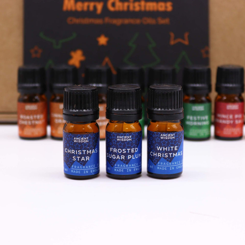 * Coffret d’huiles parfumées Délices de fête – 12 × 5 ml