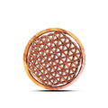* Panneau décoratif rond en bois Fleur de Vie, 30 cm